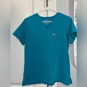 Figs Women's Catarina Scrub Top in Teal